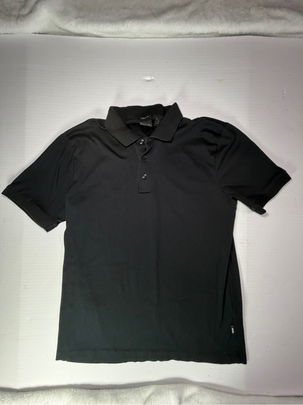 NWOT Boss Men's Black Polo Shirt - Classic Short Sleeve